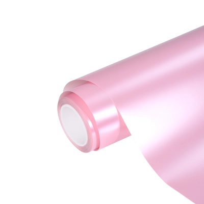 Matte Pure Metal Cherry Pink Car Vinyl Wrap 01