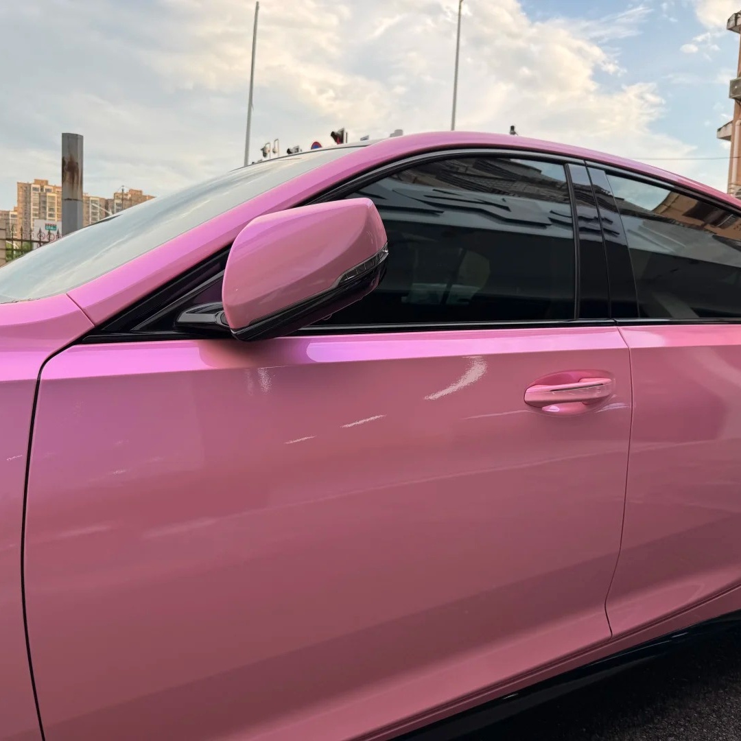 Gloss Diamond Purple Pink Car Vinyl Wrap