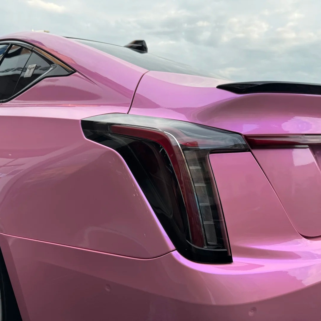 Gloss Diamond Purple Pink Car Vinyl Wrap