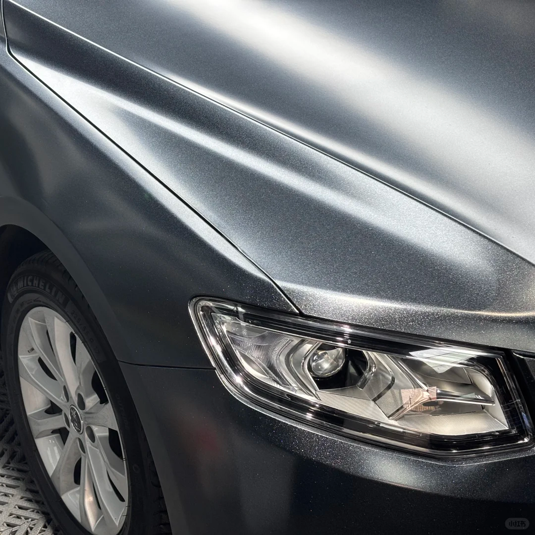 Honda Matte Metallic Graphite Black Car Vinyl Wrap