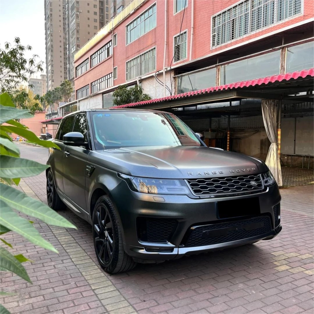 Honda Matte Metallic Graphite Black Car Vinyl Wrap