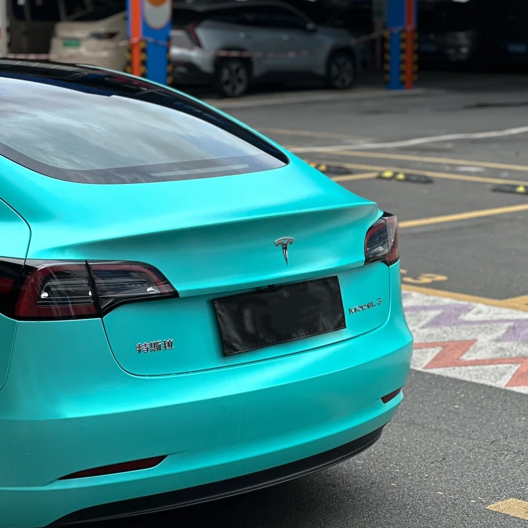 Matte Metallic Tiffany Blue Car Vinyl Wrap