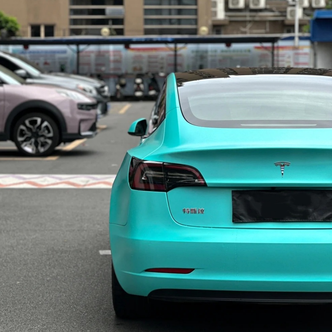 Matte Metallic Tiffany Blue Car Vinyl Wrap