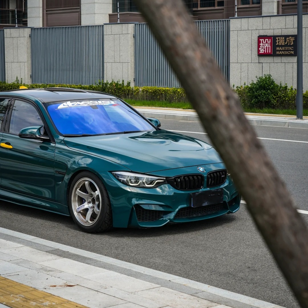 Gloss Hell Green Car Vinyl Wrap