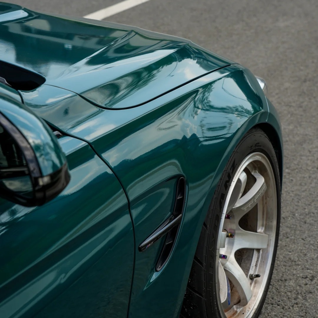 Gloss Hell Green Car Vinyl Wrap