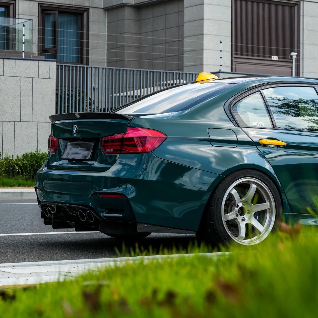 Gloss Hell Green Car Vinyl Wrap