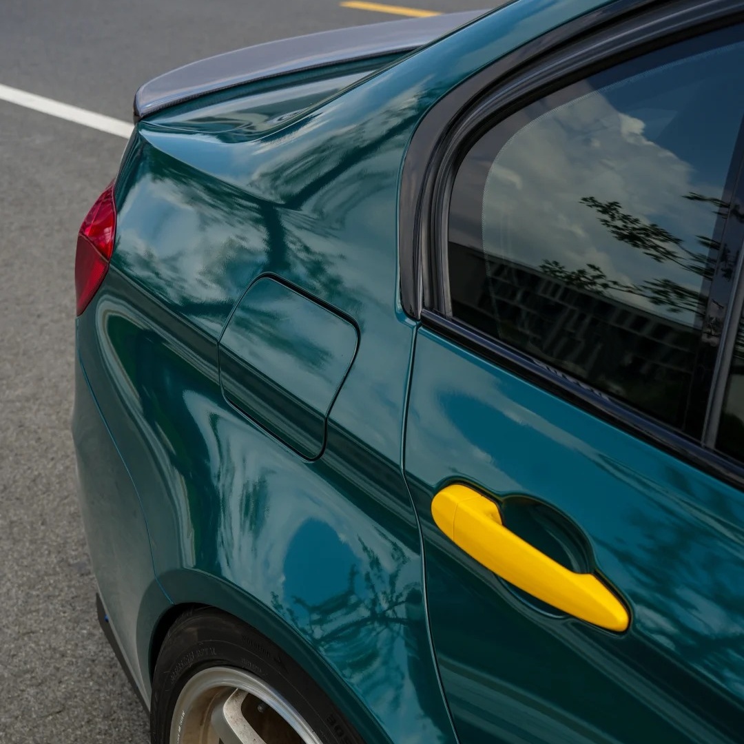 Gloss Hell Green Car Vinyl Wrap