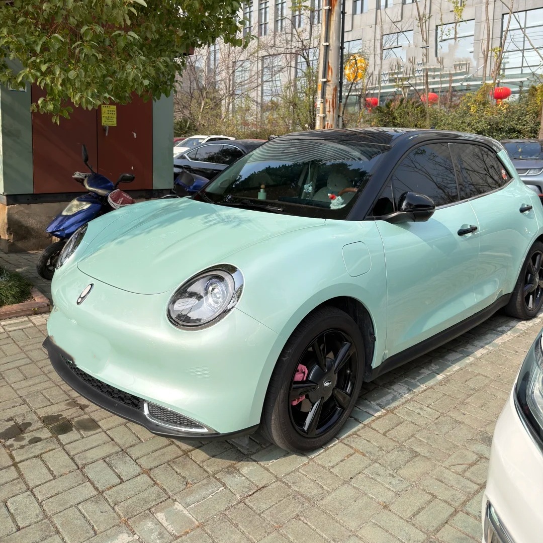 Macaron Moonlight Jade Car Vinyl Wrap