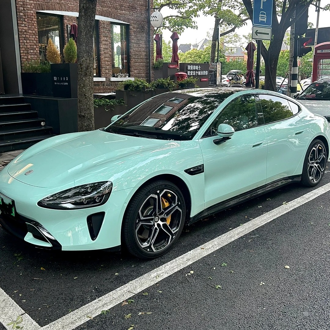 Macaron Moonlight Jade Car Vinyl Wrap