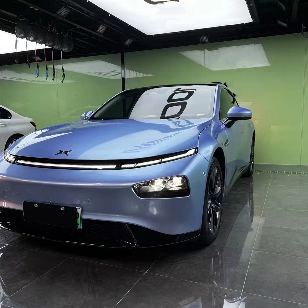 Gloss Metallic Mist Blue Car Vinyl Wrap