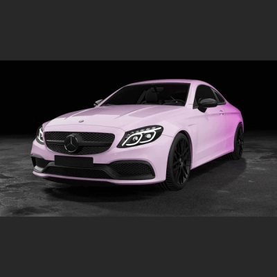 Pink Gradient Customized Vinyl Wrap  02