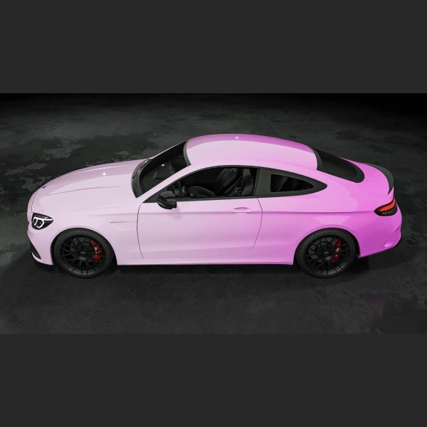 Pink Gradient Customized Vinyl Wrap 