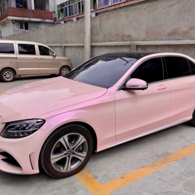 Candy Metallic Purple Pink Car Vinyl Wrap 02