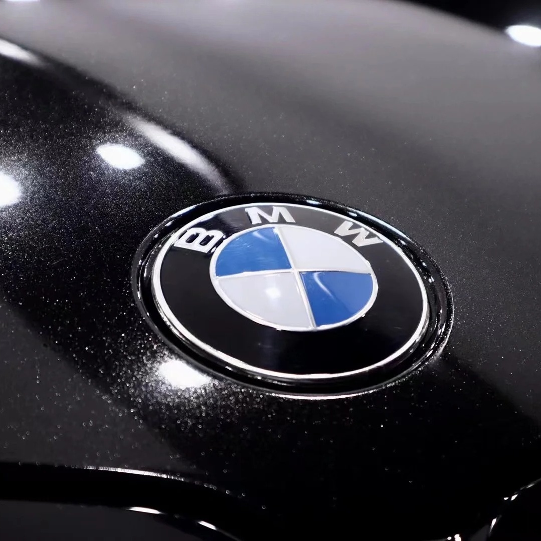 Gloss Metallic Black Car Vinyl Wrap