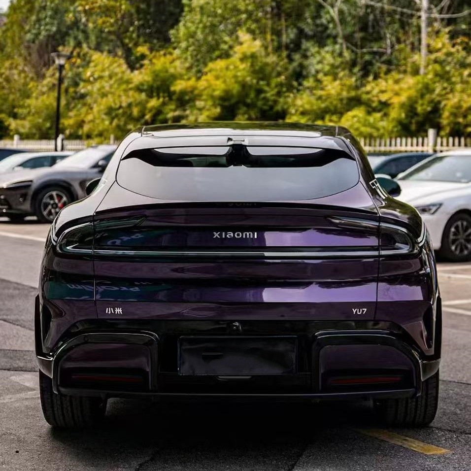 PET Gloss Galaxy Flash Purple Car Vinyl Wrap