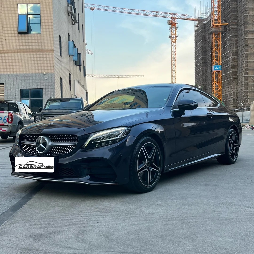 PET Spar Blue Black Car Vinyl Wrap