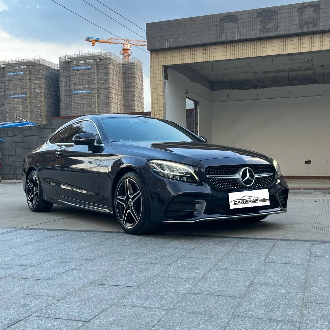 PET Spar Blue Black Car Vinyl Wrap