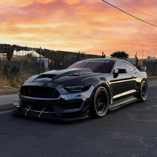 Chrome Mirror Black Car Vinyl Wrap