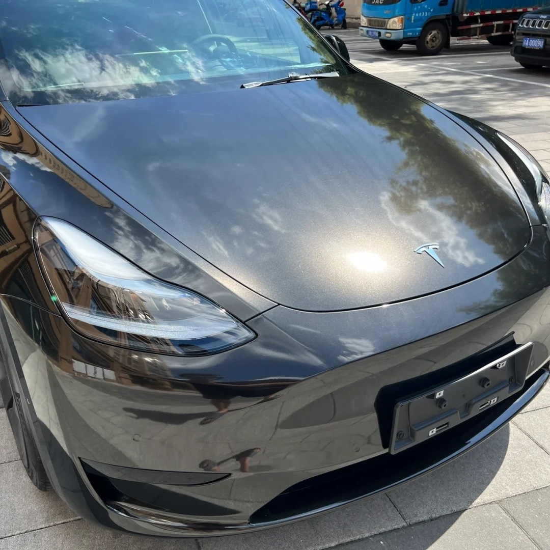 Diamond Peral Black Car Vinyl Wrap