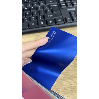 PET Ceramics Blue Car Vinyl Wrap 02