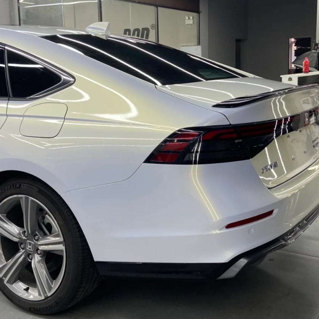  Gloss White Gold Car Vinyl Wrap