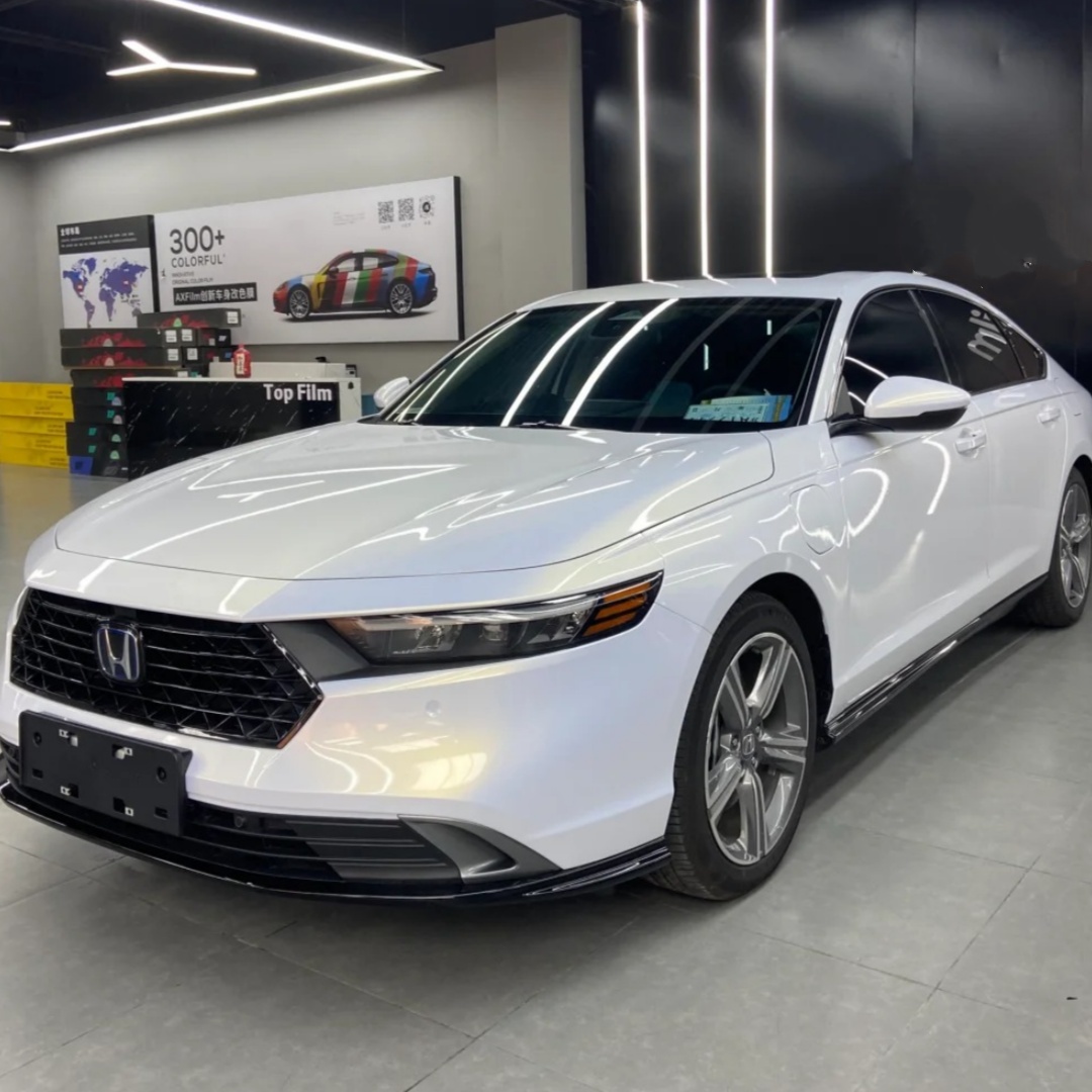  Gloss White Gold Car Vinyl Wrap