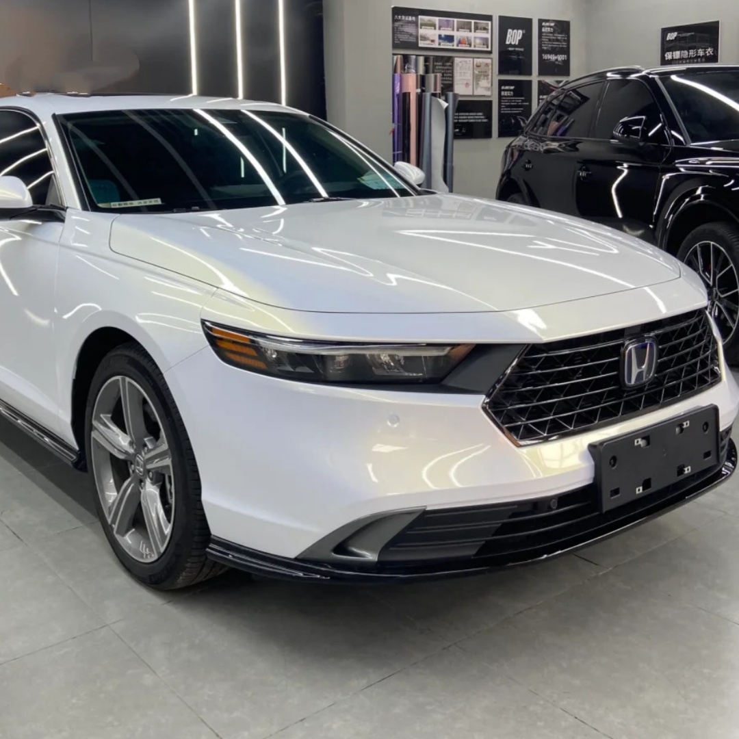 Gloss White Gold Car Vinyl Wrap
