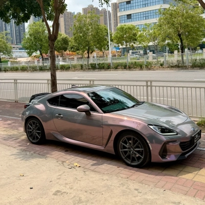 Glitter Metallic Star Ash Pink Car Vinyl Wrap 02