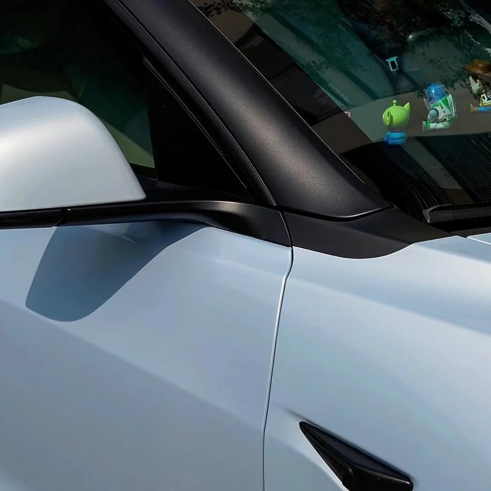 Super Gloss Macaron Blue Car Vinyl Wrap