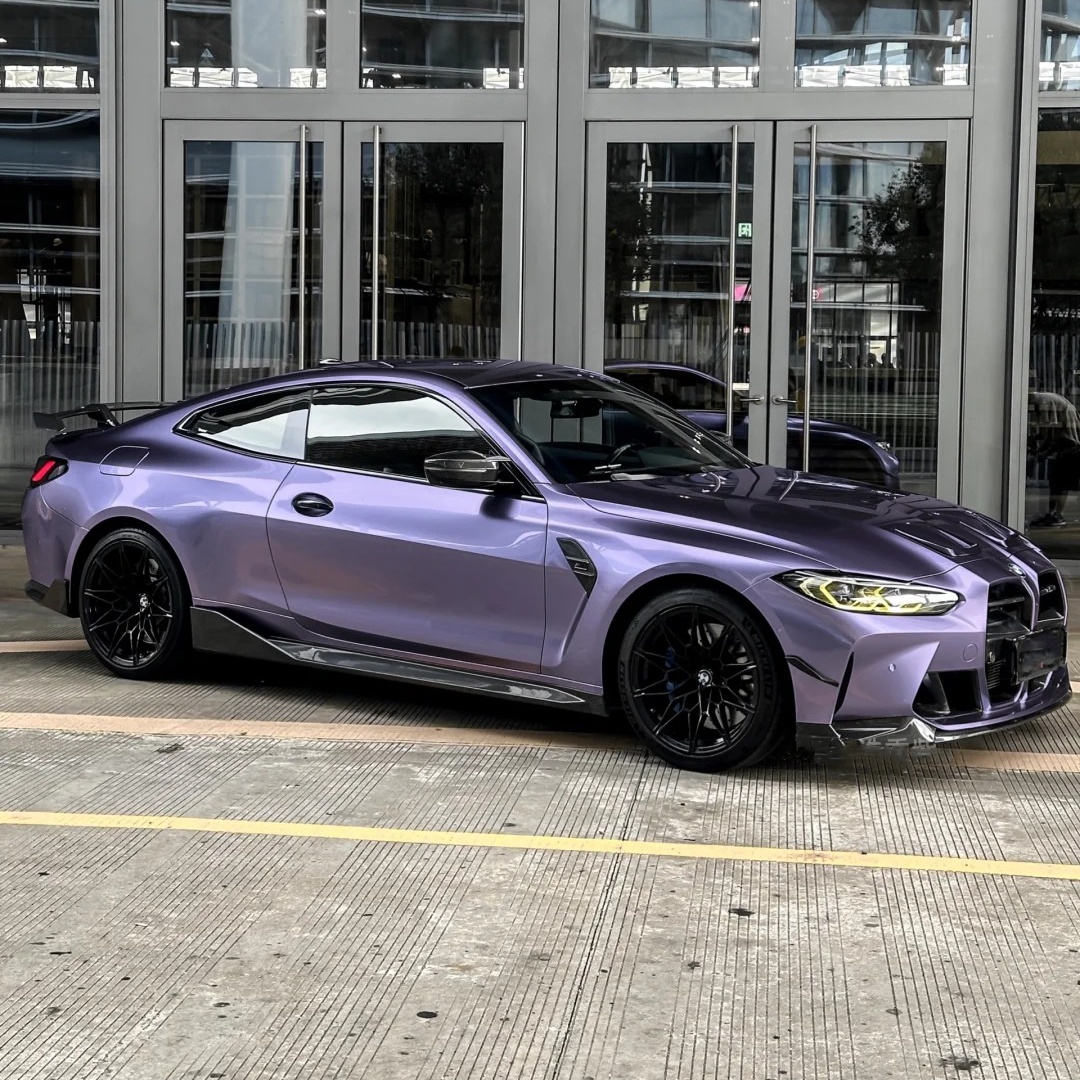 PET Rosemary Purple Car Vinyl Wrap