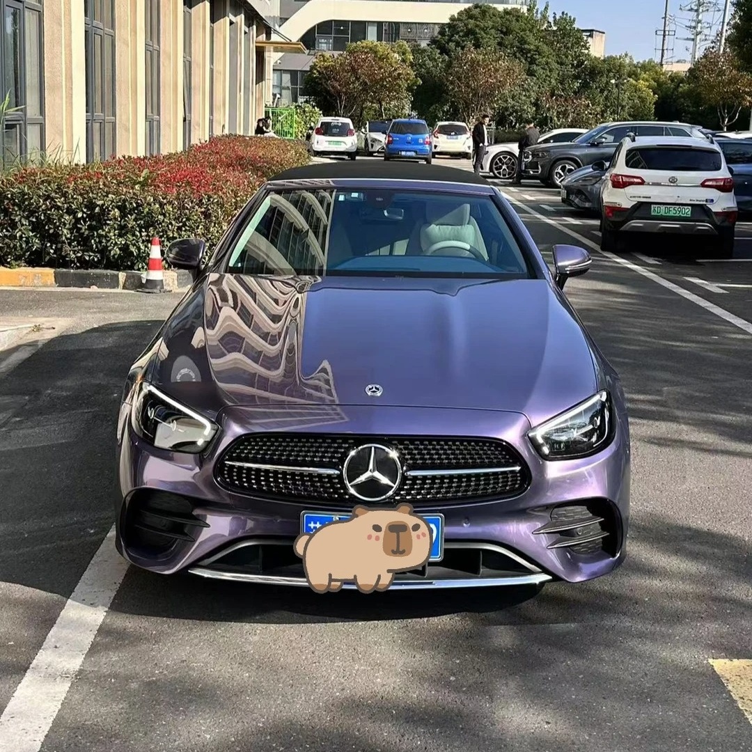 PET Rosemary Purple Car Vinyl Wrap
