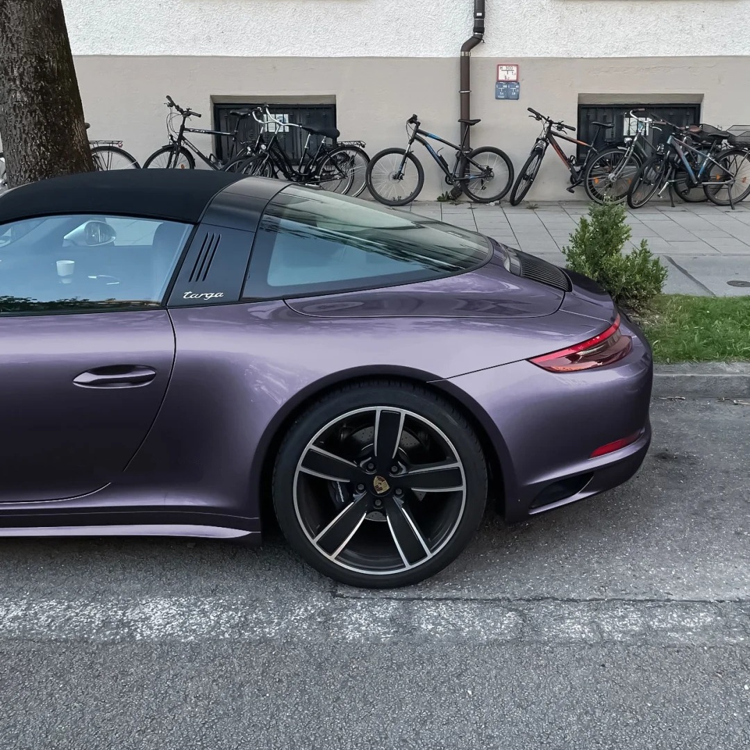 PET Rosemary Purple Car Vinyl Wrap