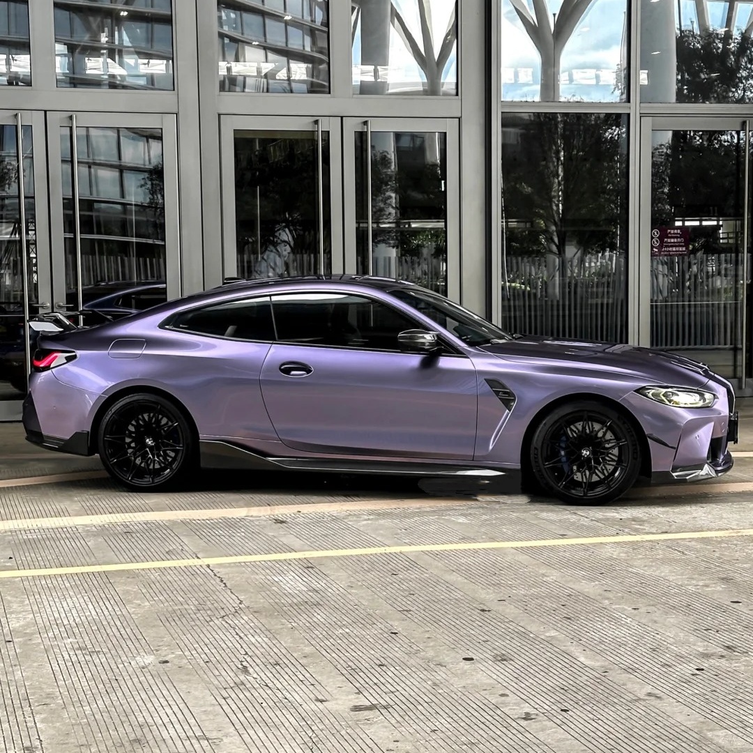 PET Rosemary Purple Car Vinyl Wrap