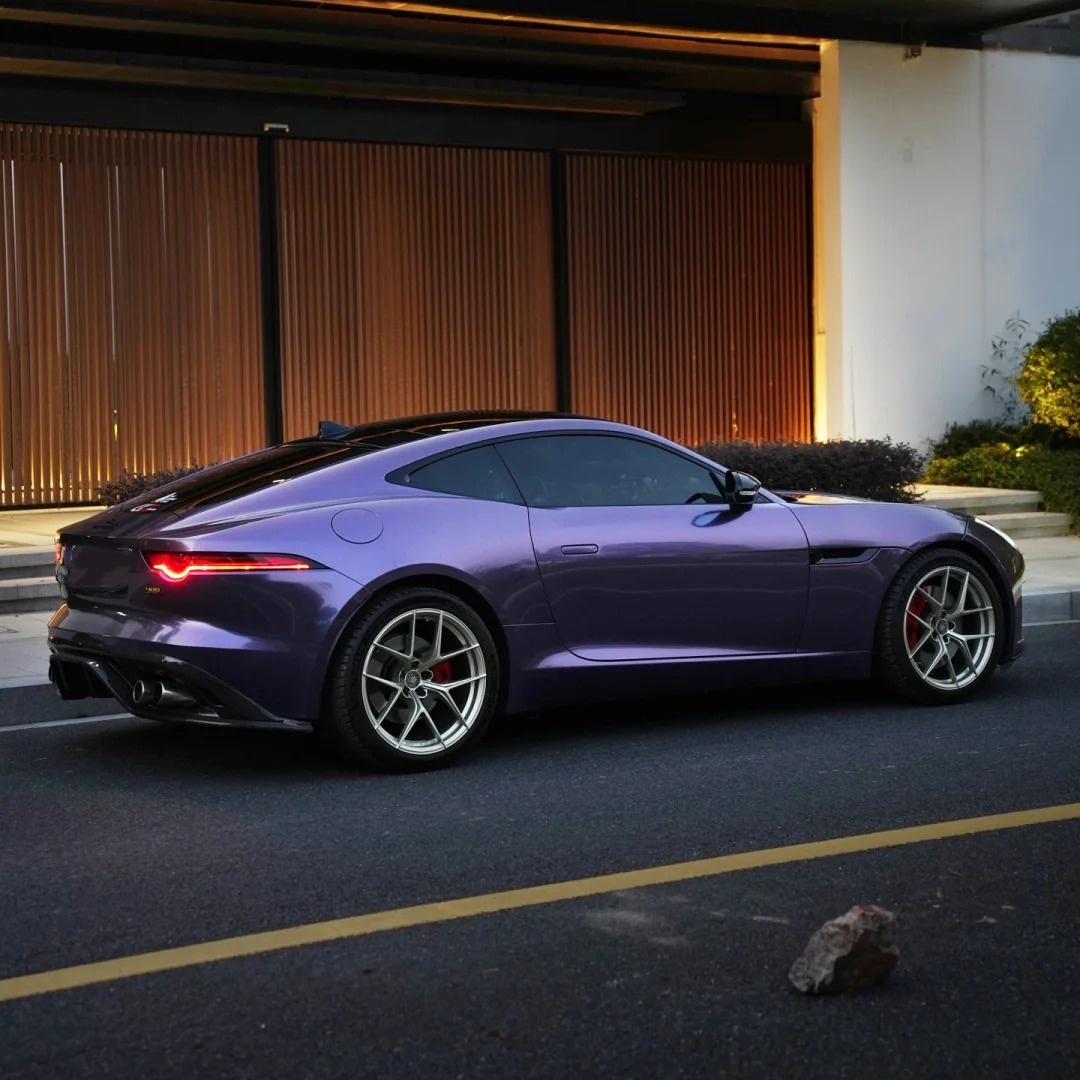 PET Rosemary Purple Car Vinyl Wrap