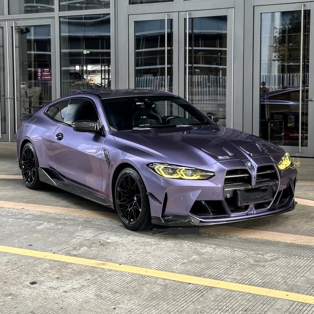 PET Rosemary Purple Car Vinyl Wrap