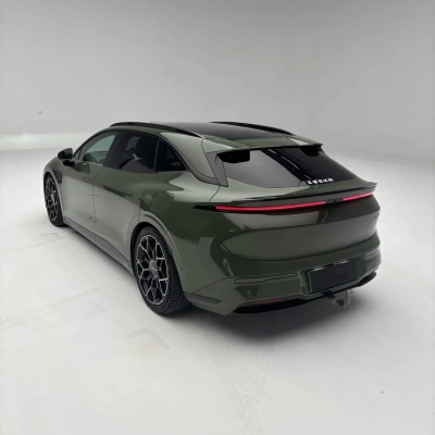 PET Glossy Aurora Green Car Vinyl Wrap 02
