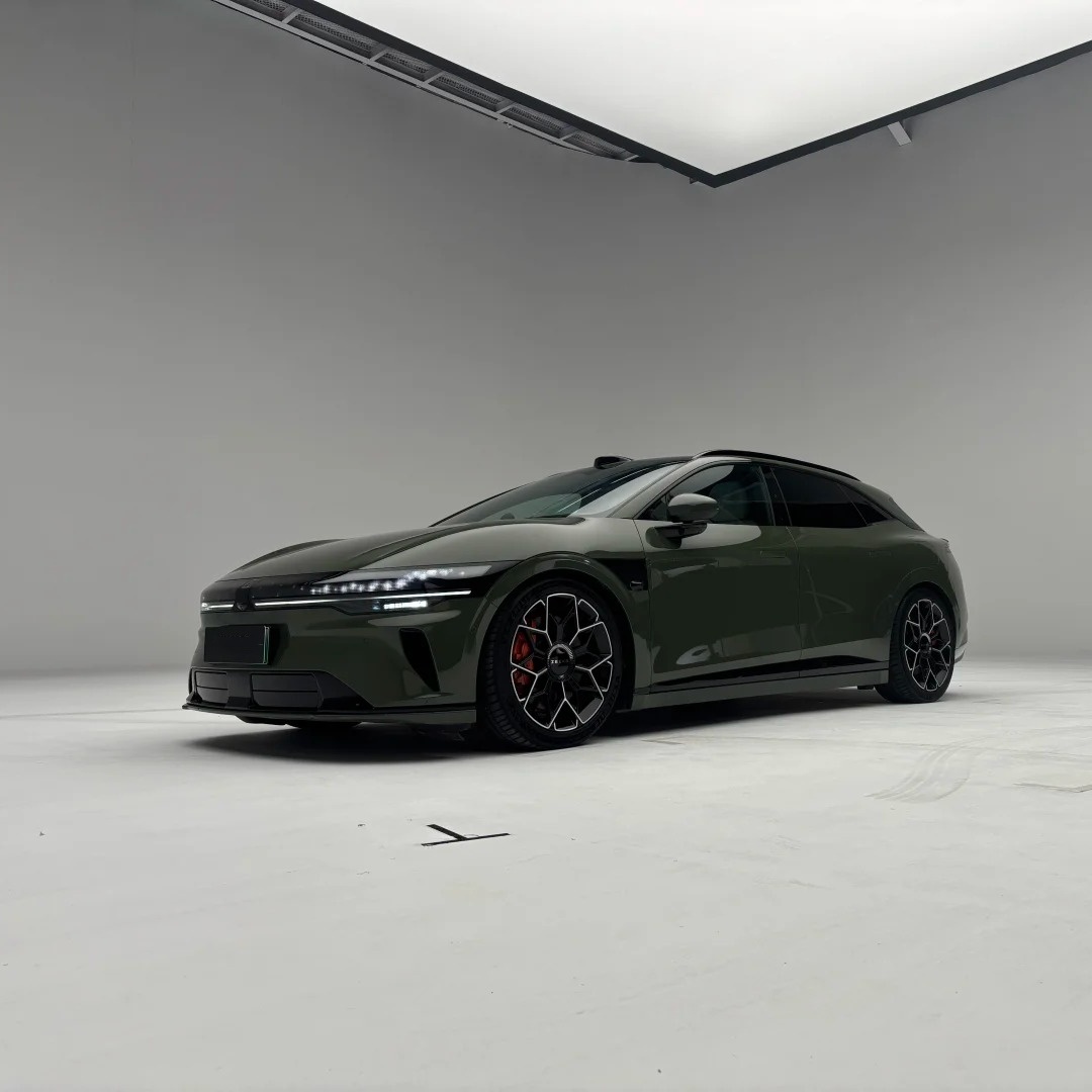 PET Glossy Aurora Green Car Vinyl Wrap