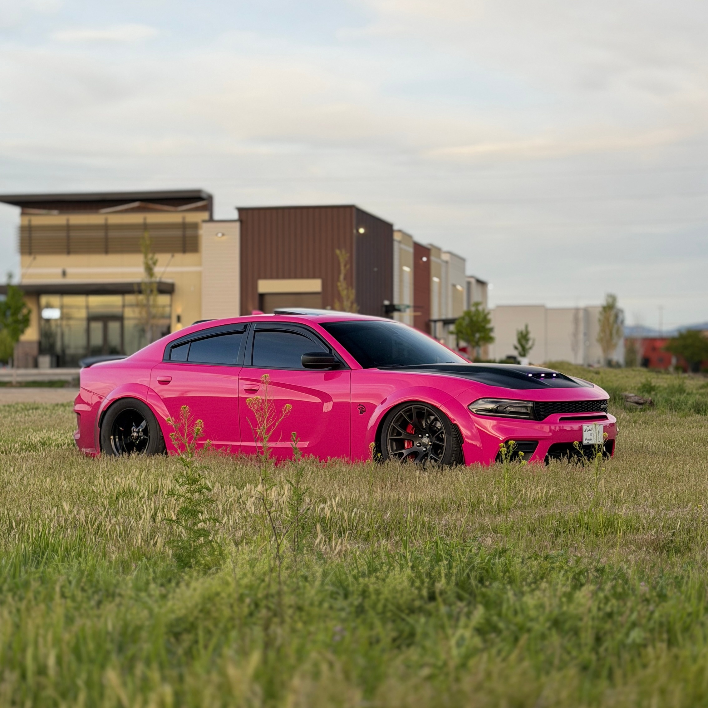 Glossy Crystal Rose Red Car Vinyl Wrap