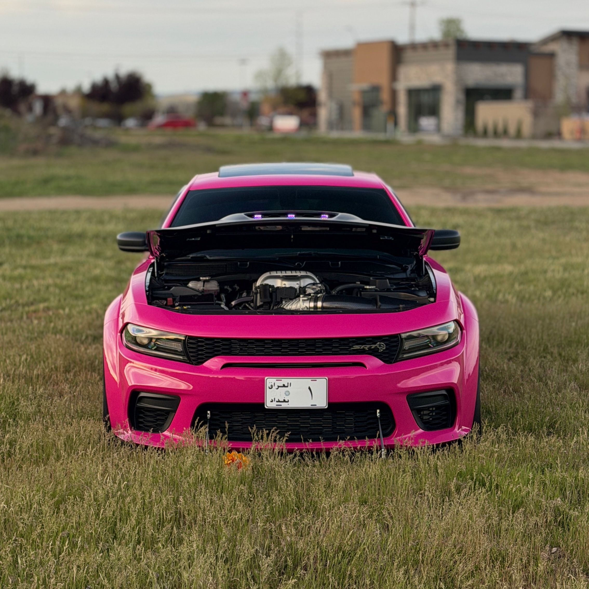 Glossy Crystal Rose Red Car Vinyl Wrap