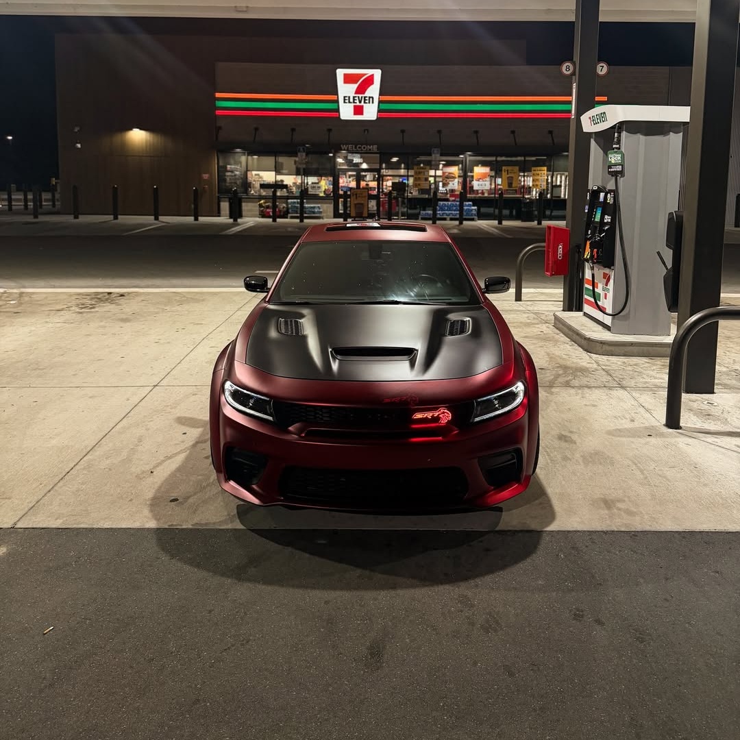 PET Matte Metallic Romance Red Car Vinyl Wrap