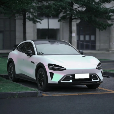 Matte Aurora Pearl Car Vinyl Wrap 02