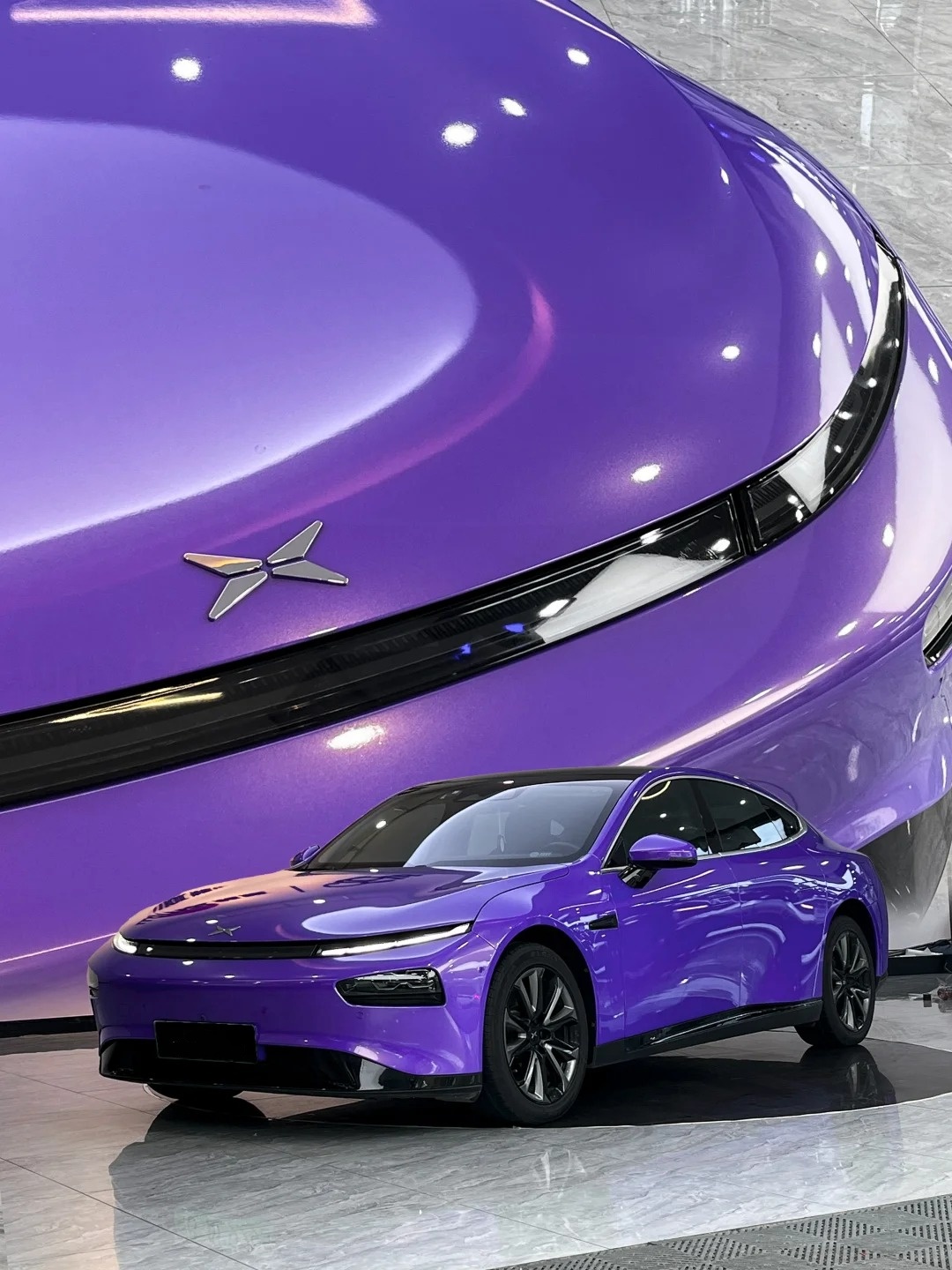 PET Magic Gold Purple Car Vinyl Wrap