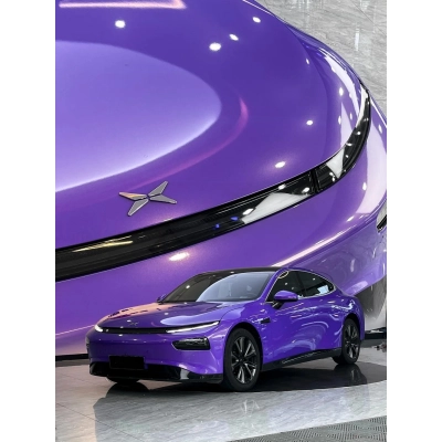 PET Magic Gold Purple Car Vinyl Wrap 02