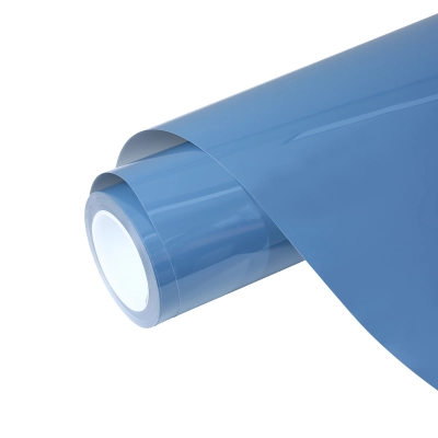 Super Gloss China Blue Car Vinyl Wrap 02