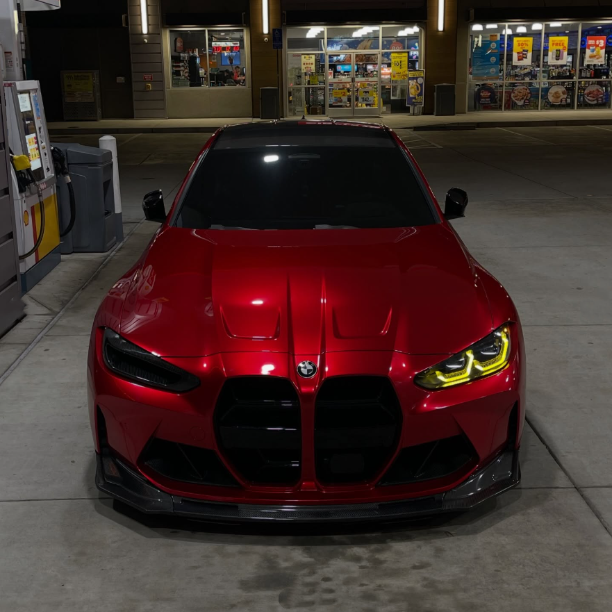 Super Gloss Liquid Ruby Red Car Vinyl Wrap