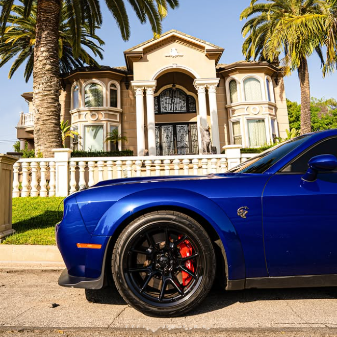 Gloss Portimao Blue Car Vinyl Wrap