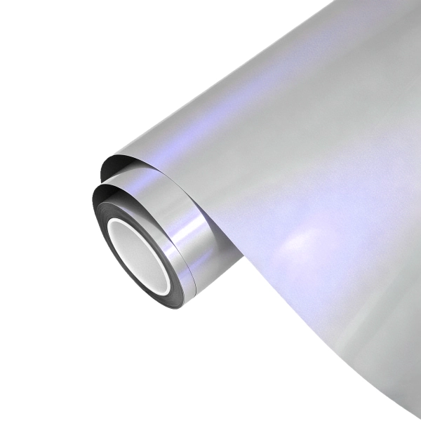  PET Matte Technological Grey To Purple Car Vinyl Wrap