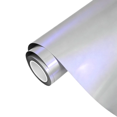  PET Matte Technological Grey To Purple Car Vinyl Wrap 01