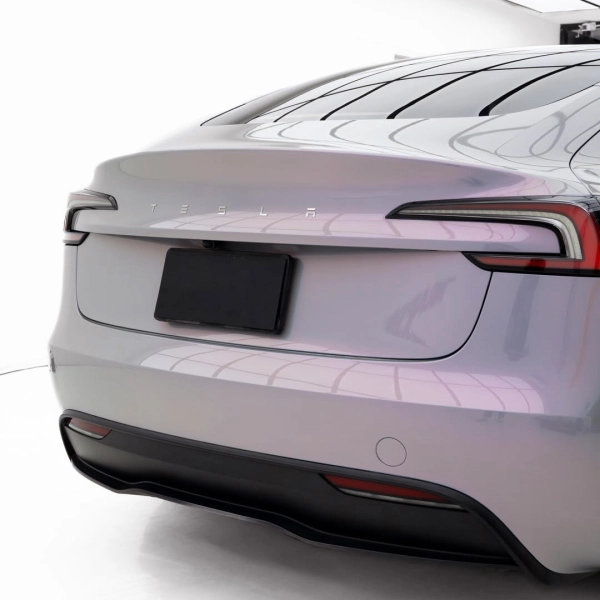 PET Technological Grey To Pink Car Vinyl Wrap