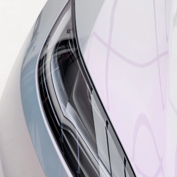 PET Technological Grey To Pink Car Vinyl Wrap